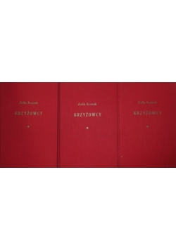 Krzyżowcy ,zestaw 3 książek ,1935r.
