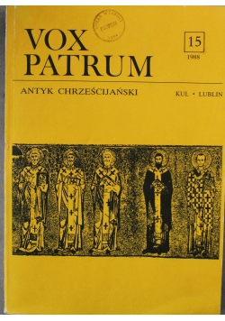 Vox Patrum Nr 15