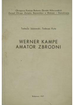 Werner Kampe Amator Zbrodni