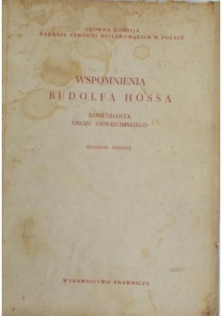 Wspomnienia Rudolfa Hossa
