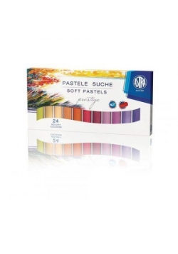 Pastele suche okrągłe 24 kolory Prestige ASTRA
