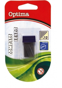 Wkłady do cyrkla Optima 12x24 sztuki