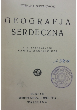Geografja serdeczna, 1931 r.