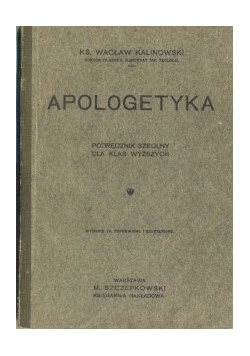 Apologetyka podręcznika, 1939 r.