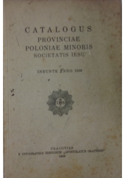 Catalogus Provinciae Poloniae Minoris Societatis Iesu, 1938 r.
