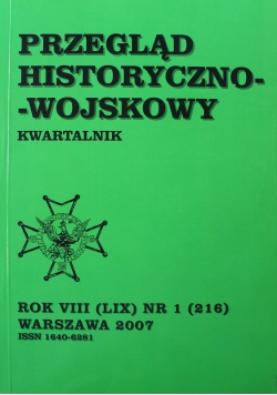 Przegląd historyczno - wojskowy nr 1