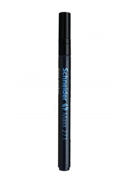 Marker olejowy SCHNEIDER Maxx 271 okrągły 1-2mm czarny