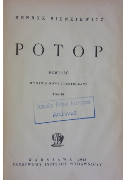 Potop, 1949 r.