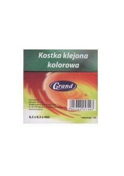Kostka kolorowa klejona 83x83x400K GRAND