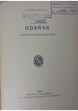 Gdańsk, 1926r.