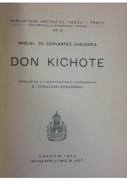 Don Kichote ,1949r.