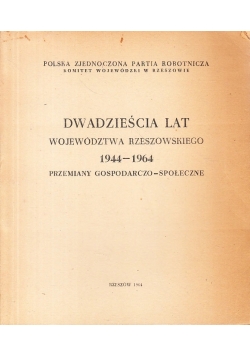 20 lat województwa rzeszowskiego 1944-1964