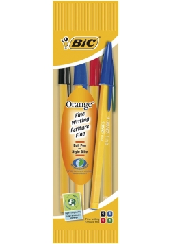 Długopis Orange Original pouch mix 4 kolory BIC