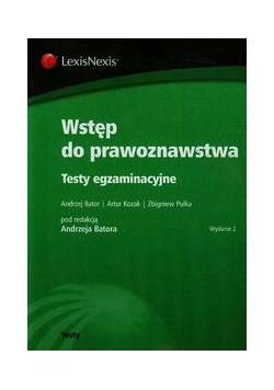 Wstęp do prawoznawstwa Testy egzaminacyjne
