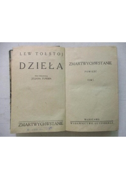 Dzieła. Zmartwychwstanie, Tom I-II, 1928 r.