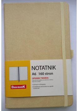 Notes A6/80 kratka Roma beżowy
