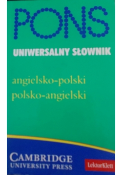 Pons uniwersalny słownik angielsko-polski polsko-angielski
