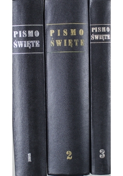 Pismo Święte Tom od 1 do 3