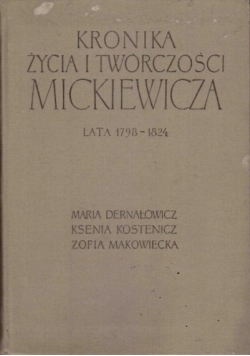 Kronika życia i twórczości Mickiewicza