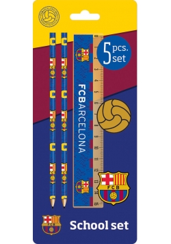 Zestaw przyborów szkolnych Barcelona 5w1