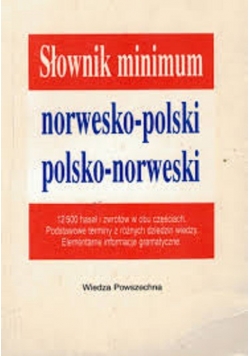 Słownik minimum norwesko polski polsko norweski