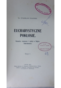 Eucharystyczne pokłosie, 1914