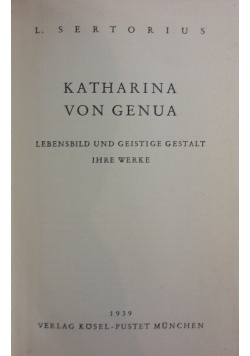 Katharina von genua, 1939 r.