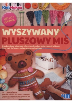 Wyszywany pluszowy miś