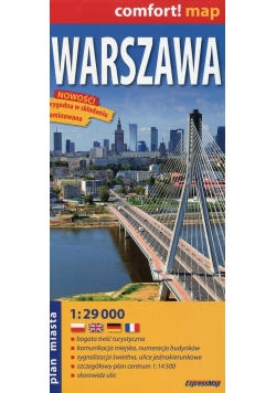 Warszawa plan miasta 1:29 000