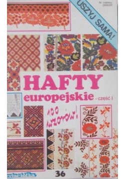 Hafty europejskie, część I