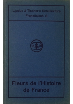 Fleurs de l'Histoire de France, 1933 r.