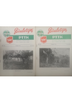 Biuletyn PTTK.Zestaw 2 książek