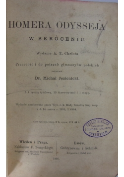 Homera Odysseja w skróceniu, 1895 r.