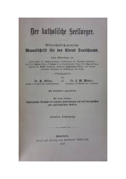 Die katholische seelsorger,1898r