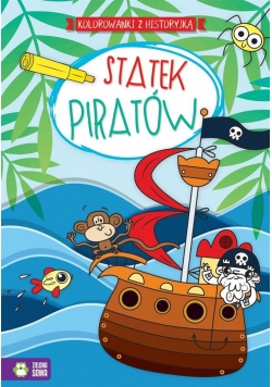 Kolorowanki z historyjką. Statek piratów