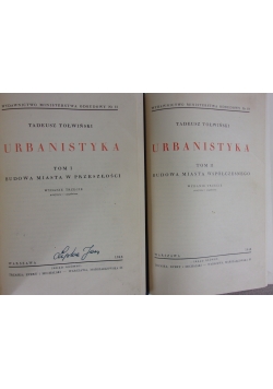 Urbanistyka, tom 1 i 2, 1948 r.