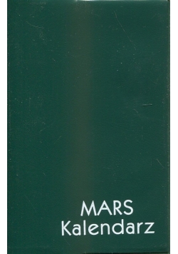 Kalendarz 2019 Mars zielony
