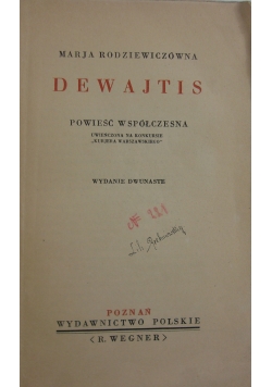 Dewajtis, 1938r