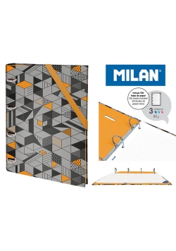 Segregator MILAN A4 CUBE + 100 kartek  w kropki