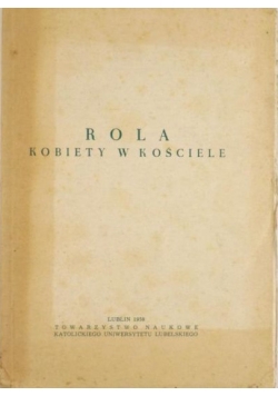 Rola kobiety w Kościele