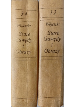 Stare gawędy i obrazy 2 książki Reprint z 1840 r.
