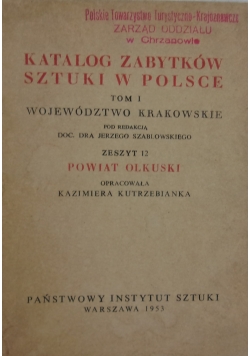 Katalog zabytków sztuki w Polsce Tom I zeszyt 3
