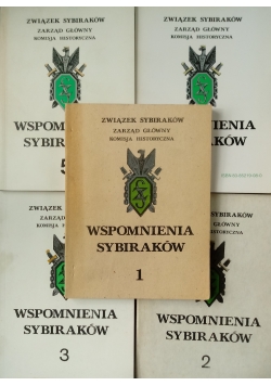 Wspomnienia Sybiraków tom od 1 do 5