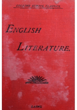 A history of  English literature ok 1905 r.