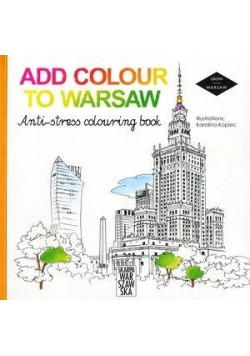 Add colour to Warsaw. Anti-stress colouring book