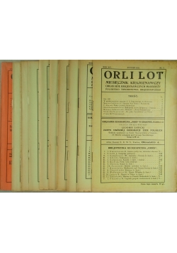 Orli Lot, magazyn 10 tomów, 1933r.
