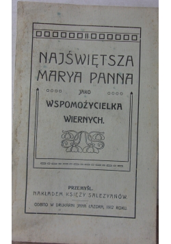 Najświętsza Maryja Panna jako wspomożycielka wiernych