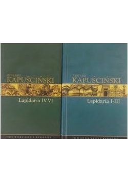 Lapidaria I-III i IV-VI, zestaw 2 książek