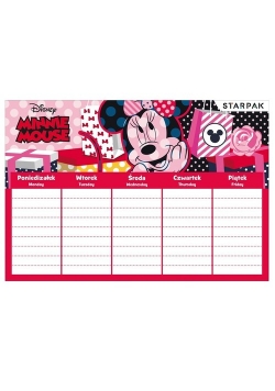 Plan lekcji Minnie 25 sztuk