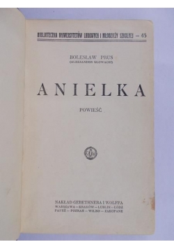 Anielka, 1927 r